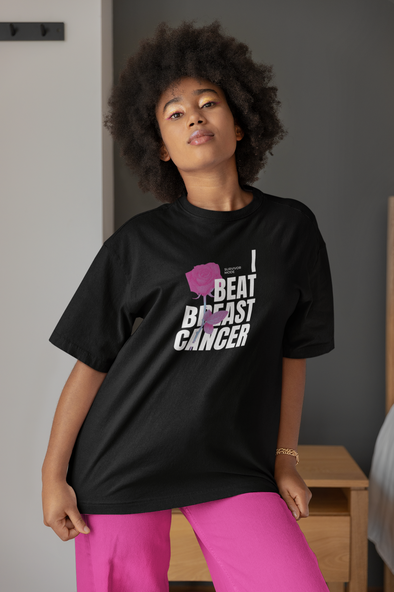 I Beat Breast Cancer Tee – Maya Gatewood